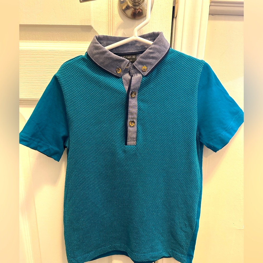 🌸LIKE TO GET 30% OFF🌸 AND BUNDLE & SAVE! NEXT DIRECT • Teal Kids Polo Shirt